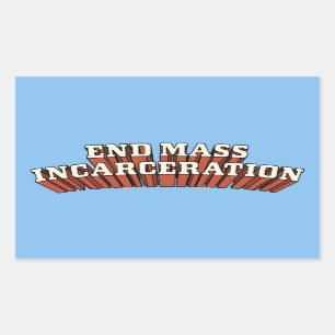 Adesivo Retangular Encarceramento em Massa Final