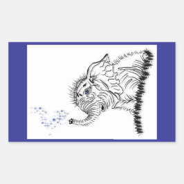 Adesivo Retangular Energia Elefante