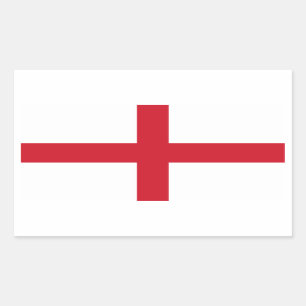 Adesivo Retangular England/English Flag - Reino Unido