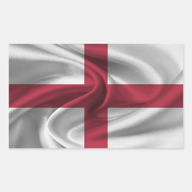 Adesivo Retangular England Flag (Frente)