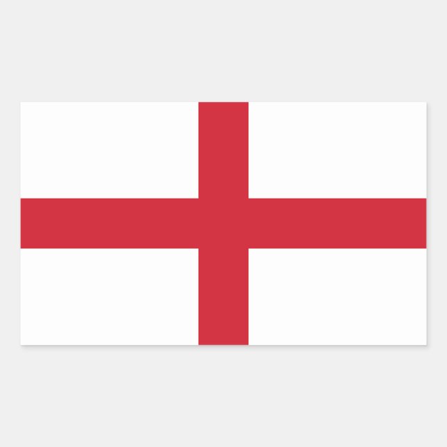 Adesivo Retangular England Flag (Frente)