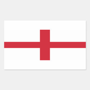 Adesivo Retangular England Flag
