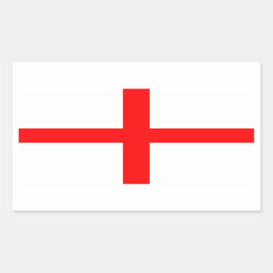 Adesivo Retangular England Flag of Rua George