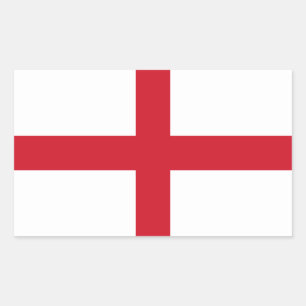 Adesivo Retangular English Flag, Flag, England
