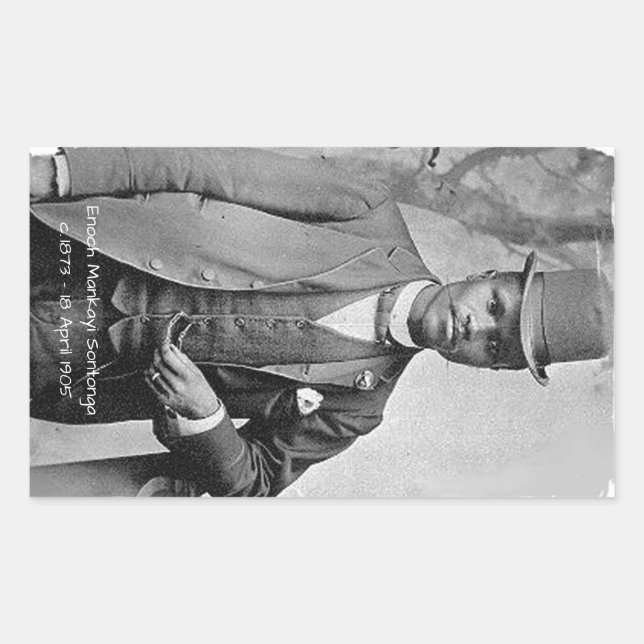 Adesivo Retangular Enoch Mankayi Sontonga (Frente)