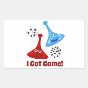 Adesivo Retangular Então Eu Tenho Jogo