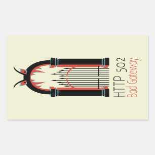 Adesivo Retangular Entrada do mau 502