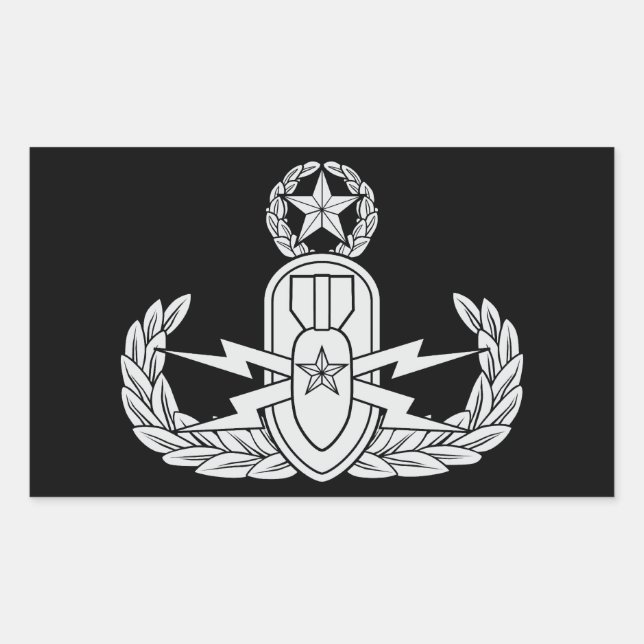 Adesivo Retangular EOD Master (Frente)