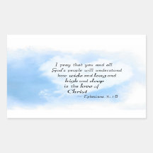 Ephesianos 3:18 Quão vasto e profundo é o amor pel