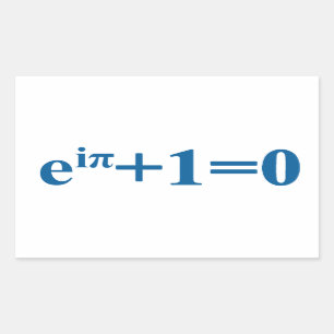 Adesivo Retangular Equação da matemática de Eular