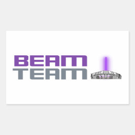 Adesivo Retangular Equipe de Beam - Basquete de Sacramento