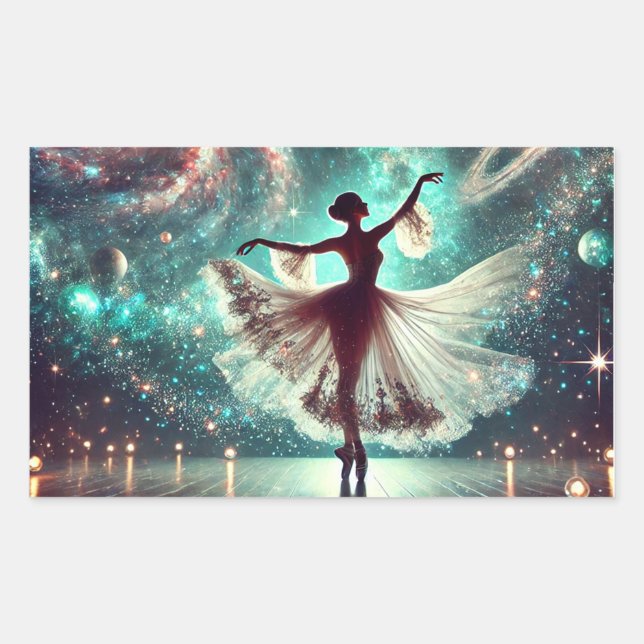 Adesivo Retangular Escordeiro espacial (Frente)