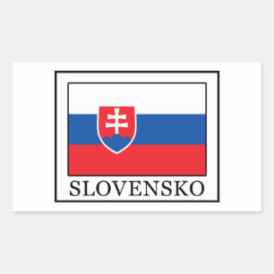 Adesivo Retangular Eslovênia