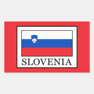 Adesivo Retangular Eslovênia