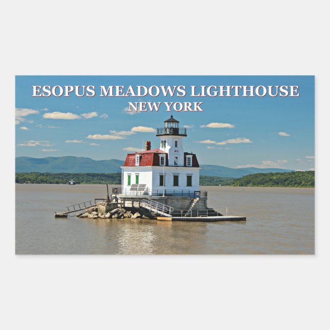 Adesivo Retangular Esopus Meadows Lighthouse, New York Stickers (Frente)