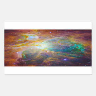 Adesivo Retangular Espaço - Caos em Orion