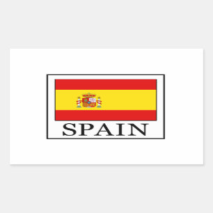 Adesivo Retangular Espanha