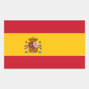 Adesivo Retangular Espanha