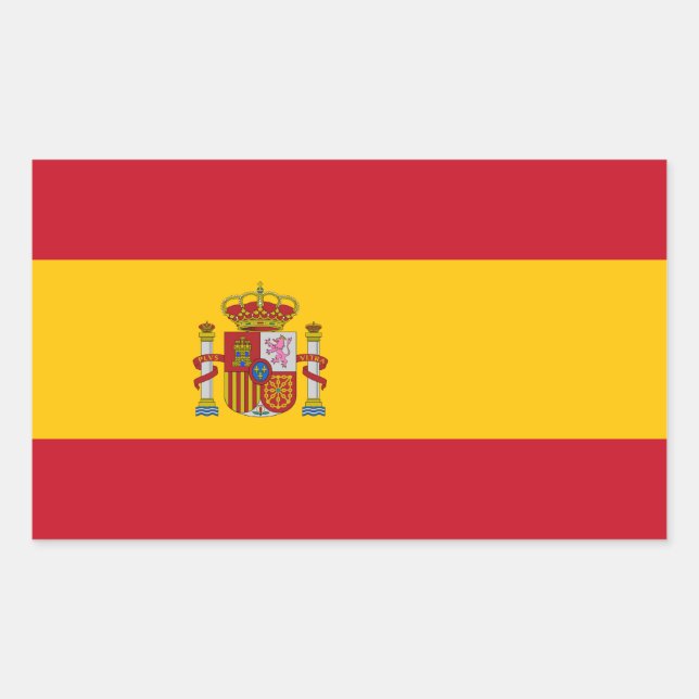 Adesivo Retangular Espanha (Frente)