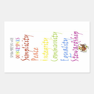 Adesivo Retangular Especiarias do Quaker