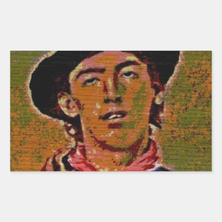 Adesivo Retangular espécie de pop Billy