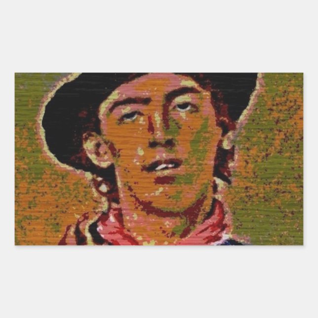 Adesivo Retangular espécie de pop Billy (Frente)