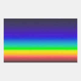 Adesivo Retangular Espectro solar verdadeiro