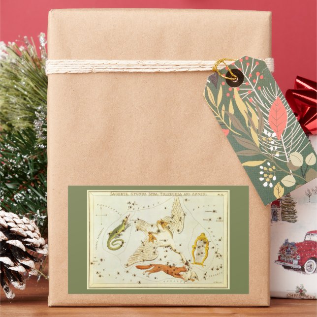 Adesivo Retangular Espelho da Urânia, Mapa Celestial da Astronomia Vi (Feriado)