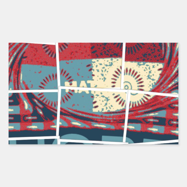 Adesivo Retangular Espero ser o milagre belo e inspirador (Frente)