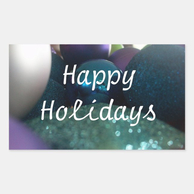 Adesivo Retangular Espíritos de Férias (Frente)