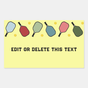 Adesivo Retangular Esportes De Batebol