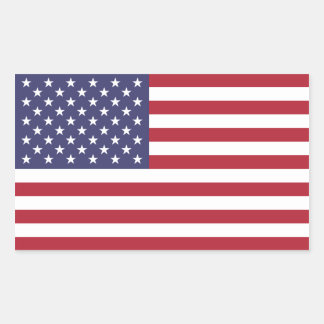 Adesivo Retangular Estados Unidos/American Flag, EUA/EUA