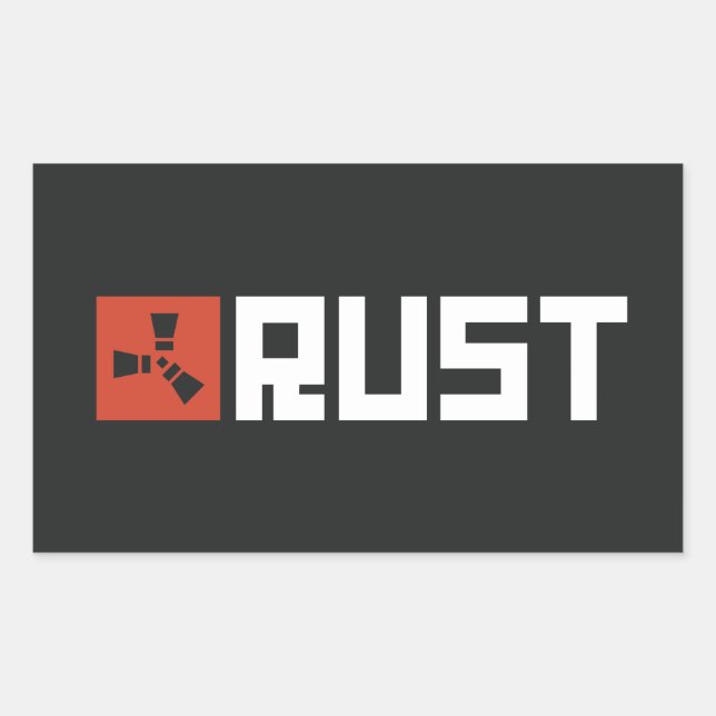 Adesivo Retangular Estandarte RUST BRWB (Frente)