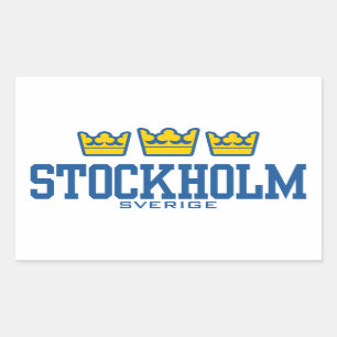 Adesivo Retangular Éstocolmo Sverige