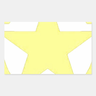 Adesivo Retangular estrela do exército