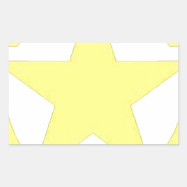 Adesivo Retangular estrela do exército (Frente)