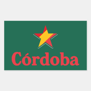 Adesivo Retangular Estrelas da Espanha – Córdova
