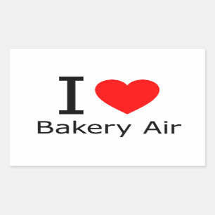 Adesivo Retangular Eu Adoro Ar de Bakery