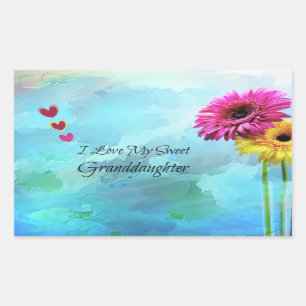 Adesivo Retangular Eu Amo Minha Neta Doce