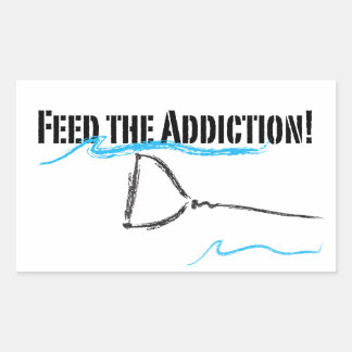 Adesivo Retangular Eu gosto de água