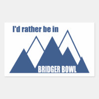Eu Preferiria Estar na Montanha Bridger Bowl