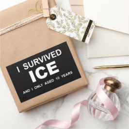 Adesivo Retangular Eu Sobrevivi à ICE