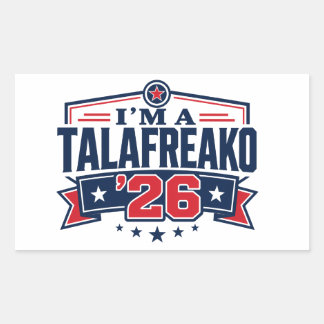 Adesivo Retangular Eu Sou um Talafreako de ’26 James Talarico 2026 Te
