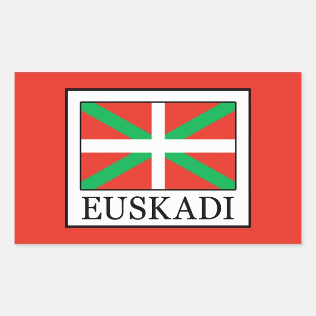 Adesivo Retangular Euskadi (Frente)