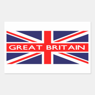 Adesivo Retangular Excelente UK Flag