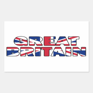 Adesivo Retangular Excelente UK Sticker