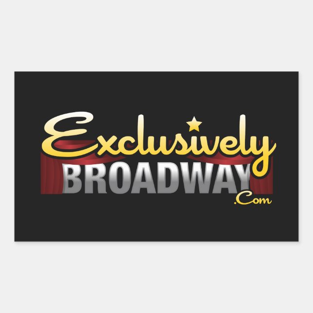 Adesivo Retangular ExclusivelyBroadway.com (Frente)