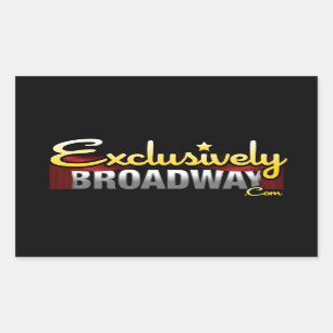 Adesivo Retangular ExclusivelyBroadway.com