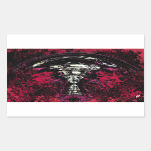 Adesivo Retangular Explosão nuclear