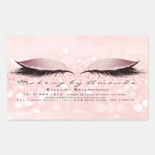 Adesivo Retangular Eyelash Extension Makeup Beauton Salon Blush